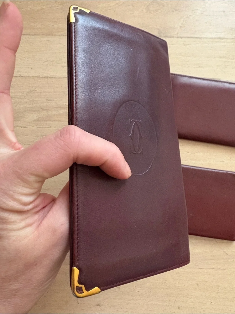 RESELLER LUX SMALL LEATHER GOODs 3 PACK - Cartier Bi Fold Wallets NO OFFERS